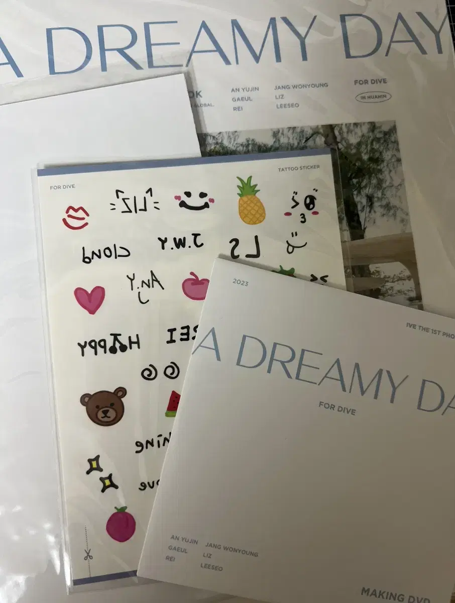 아이브 여름포토북 a dreamy day 가을유진레이서원영리즈